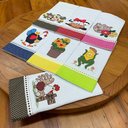 Ver imagem 1 de Kit 7 Panos de Prato Semaninha Patchwork M3