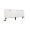 Aparador Buffet 5 Portas Branco Brienza - 2