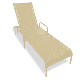 Espreguiçadeira Catar com Regulagem para Jardim e Piscina - Fendi - 1