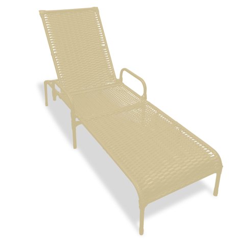 Espreguiçadeira Catar com Regulagem para Jardim e Piscina - Fendi