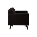 Ver imagem 7 de Poltrona Decorativa Roma – Design Retrô com Pés Palito - Corino Café - 62400