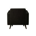 Ver imagem 6 de Poltrona Decorativa Roma – Design Retrô com Pés Palito - Corino Café - 62400