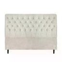 Ver imagem 5 de Cabeceira de Cama Box Casal 138cm Pádua Veludo Bege