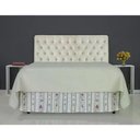Ver imagem 4 de Cabeceira de Cama Box Casal 138cm Pádua Veludo Bege