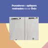 Balcão de Cozinha de Aço Quádruplo sem Tampo para Pia 160cm Clara Multimóveis CR6148 Branco - 6