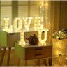 Kit 4 Luminária Led Mensagem Casamento Noivado Uniao - 1