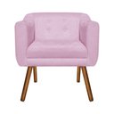 Ver imagem 4 de Kit Sofá Retrô 02 Lugares e 02 Poltronas Júlia Rosa Bebê