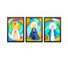 Conjunto Kit 3 Quadros Decorativos Santas Católicas Los Quadros - 1