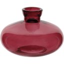 Ver imagem 1 de Vaso Decorativo Enfeite Casa Garrafa Home&co Vidro 6x9x9cm Vinho