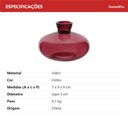 Ver imagem 7 de Vaso Garrafa Decorativo de Vidro Vinho 6x9x9cm Enfeite Sala Mesa Estante Flores