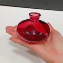 Ver imagem 6 de Vaso Garrafa Decorativo de Vidro Vinho 6x9x9cm Enfeite Sala Mesa Estante Flores