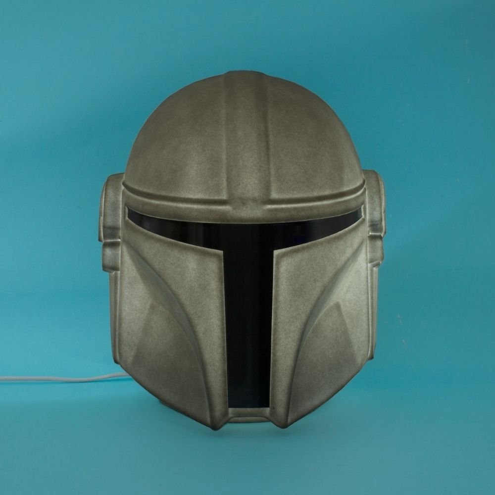 Luminária Abajur Usare Capacete Mandaloriano Personagem The Mandalorian Mando Star Wars Disney+ - 4
