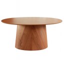 Ver imagem 1 de Mesa Oval Design Moderno 180cm X 100cm Base em Madeira Maciça Amanda