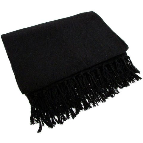 Manta para Sofá Tipo Manta Capa de Sofá 2,40 X 1,80 Cor:preto
