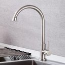 Ver imagem 3 de Torneira Cozinha Banheiro Aço Inox Escovado