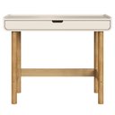 Ver imagem 6 de Mesa Escrivaninha 100cm 1 Gaveta Pé Madeira Luara Off White A10 - Mpozenato