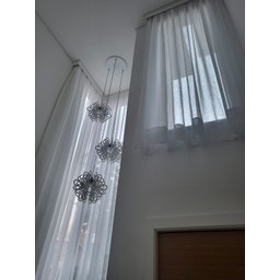 Lustre Pendente para Sala Pé Direito Duplo Trio Arabesques Branco - 7