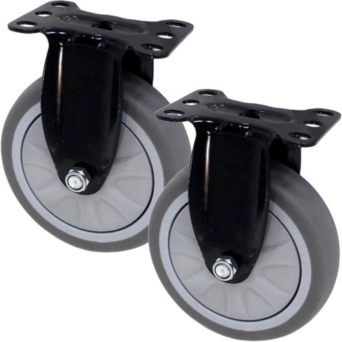Kit 8 Roda Rodinhas Rodizio Reforçado Anti Risco de 125x32mm
