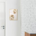 Ver imagem 3 de Quadro Decorativo para Hall de Entrada com Moldura Folhas Gold Desenho Plantas