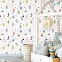 Ver imagem 1 de Papel de Parede Infantil - Monstrinhos Arte Destaque 2 Metros