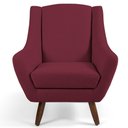 Ver imagem 5 de Kit 02 Poltronas Juliet Pés De Madeira B-278 Marsala