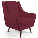 Ver imagem 4 de Kit 02 Poltronas Juliet Pés De Madeira B-278 Marsala