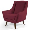 Ver imagem 6 de Kit 02 Poltronas Juliet Pés De Madeira B-278 Marsala