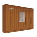 Ver imagem 3 de Guarda-roupa Casal Osasco 8 Portas 4 Gavetas com Espelho Cinamomo - Panorama Móveis