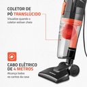 Ver imagem 4 de Aspirador de Pó Vertical Mondial Turbo Cycle 2 em 1 Preto/laranja 1100w 127v - Ap-35