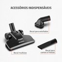 Ver imagem 6 de Aspirador de Pó Vertical Mondial Turbo Cycle 2 em 1 Preto/laranja 1100w 127v - Ap-35