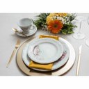 Ver imagem 4 de Prato Raso Porcelana 27 cm Decoração Vitória Porcelana Schmidt