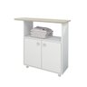 Tábua de Passar Roupa Com Armário 2 Portas Para Lavanderia: Branco - 7