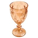 Ver imagem 4 de Taça de Vidro Diamond Diamante Âmbar Metalizado 300ml Água Class Home