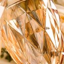 Ver imagem 2 de Taça de Vidro Diamond Diamante Âmbar Metalizado 300ml Água Class Home