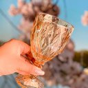 Ver imagem 3 de Taça de Vidro Diamond Diamante Âmbar Metalizado 300ml Água Class Home