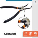 Ver imagem 2 de Alicate Extrator de Anel Retenção Interno Modelo Curvo 7 Polegadas - Starfer