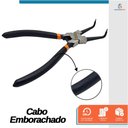 Ver imagem 4 de Alicate Extrator de Anel Retenção Interno Modelo Curvo 7 Polegadas - Starfer