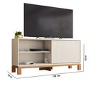 Ver imagem 3 de Rack Bancada Tv para Sala de Estar 136cm Visari C01 - D’Rossi