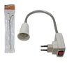 Soquete 60cm Haste Flexível Lâmpada Interruptor Tomada Luminária E27 Socket Articulado Iluminação Nã - 6