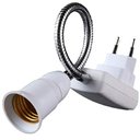 Ver imagem 3 de Soquete 60cm Haste Flexível Lâmpada Interruptor Tomada Luminária E27 Socket Articulado Iluminação Nã