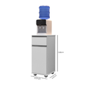 Ver imagem 3 de Suporte para Bebedouro com 1 Gaveta e Armário com 1 Porta - Branco - Alaska - Ja Móveis J&a Móveis