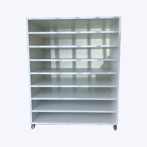 Porta Cartolinas Eva Color Set A1 - Armário para Papelaria - Cor Branco - Cód. 301