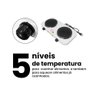 Fogão Elétrico Portátil de Mesa Disco 220v Duas Bocas Branco - 3