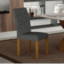 Ver imagem 1 de Cadeira para Mesa de Jantar 2 Unidades Napoli Mdf - Leifer