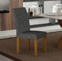 Ver imagem 1 de Cadeira para Mesa de Jantar 2 Unidades Napoli Mdf - Leifer