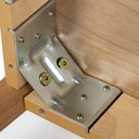 Ver imagem 5 de Banco Sapateira com Prateleira Ripada Liva 100 Cm X 36 Cm Tauari Bege