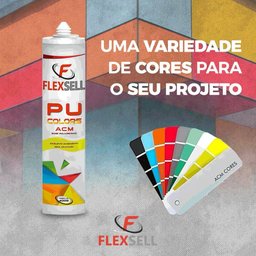ADESIVO SELANTE PU - COLORS - TUBO  400g VERMELHO, VERDE, AMARELO , AZUL , LARANJA - 1