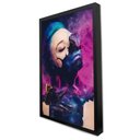 Ver imagem 5 de Quadro Decorativo Mulher Intense em Moldura Caixa Tacolado Moldura Trad 1cm Preta sem Vidro 40 X 60c