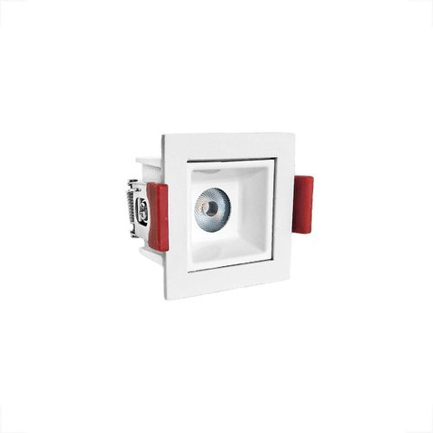 Spot de Embutir Mini LED Downlight Recuado Sala 3000k BET55