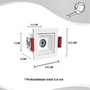 Ver imagem 4 de Spot de Embutir Mini Led Downlight Recuado Sala 3000k Bet55
